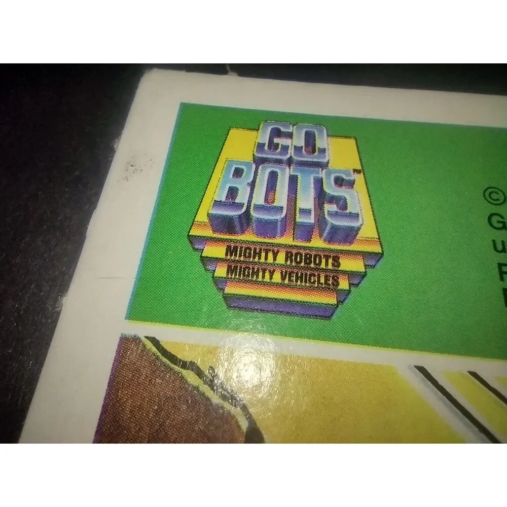 Vintage 1985 GoBots Golden Extra Thick Frame Tray Jigsaw Puzzle Tonka Ages 3 - 7